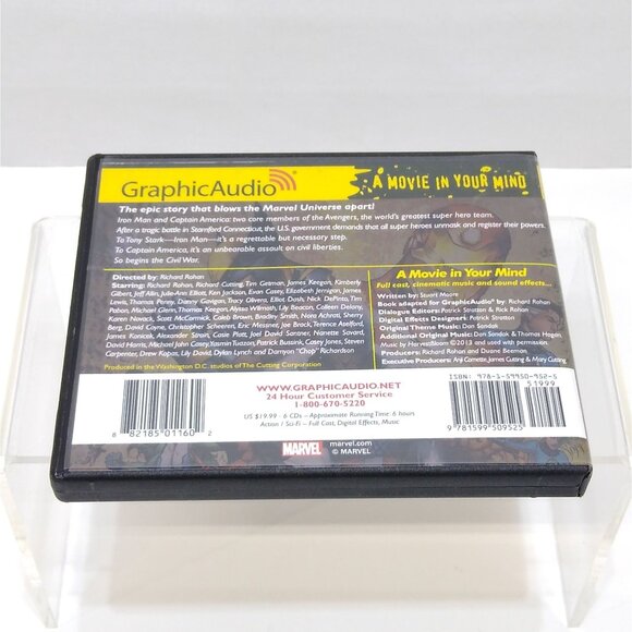 Marvel GraphicAudio Civil War Audiobook Stuart Moore 6 Hours 6 CDs Stuart Moore - Picture 2 of 7